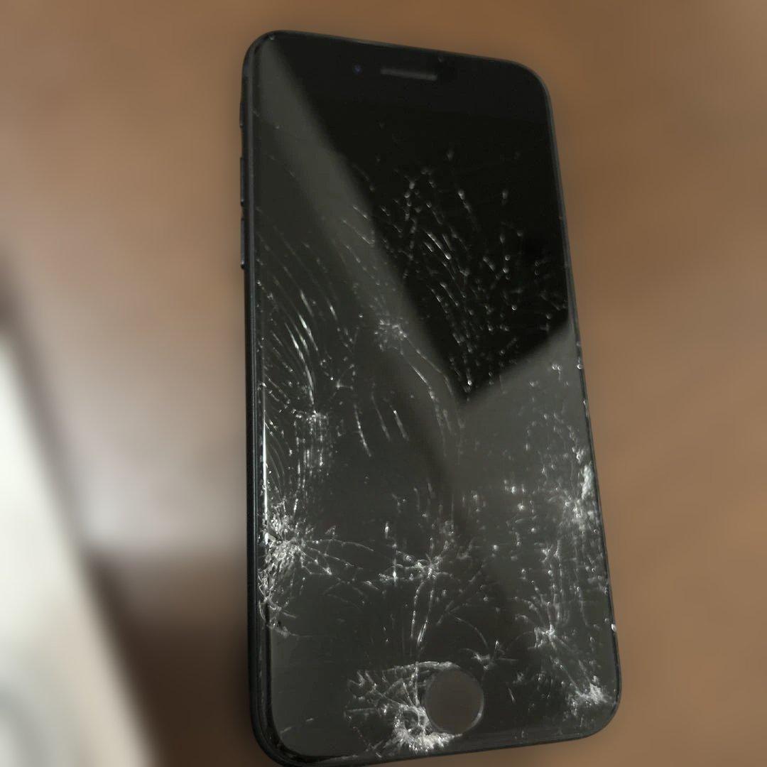 お値下げ♪iPhone SE (第3世代) ブラック 本体 充電ケーブル付