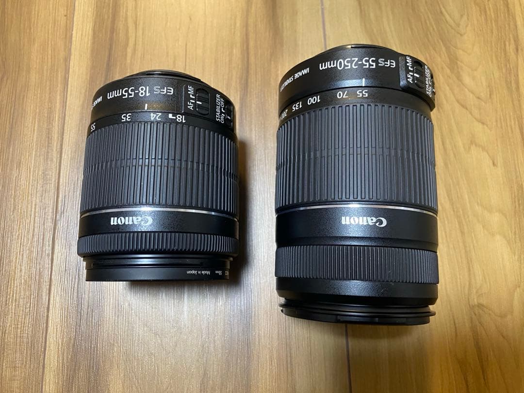 Canon 一眼レフカメラ ダブルズームキット EOS kiss X7