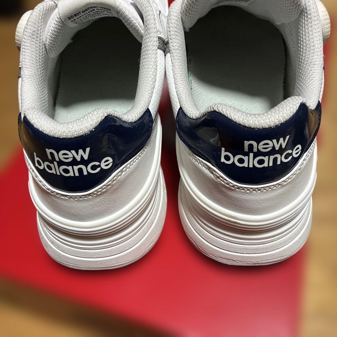 New Balance 574 ホワイト×ネイビー BOA 27.5