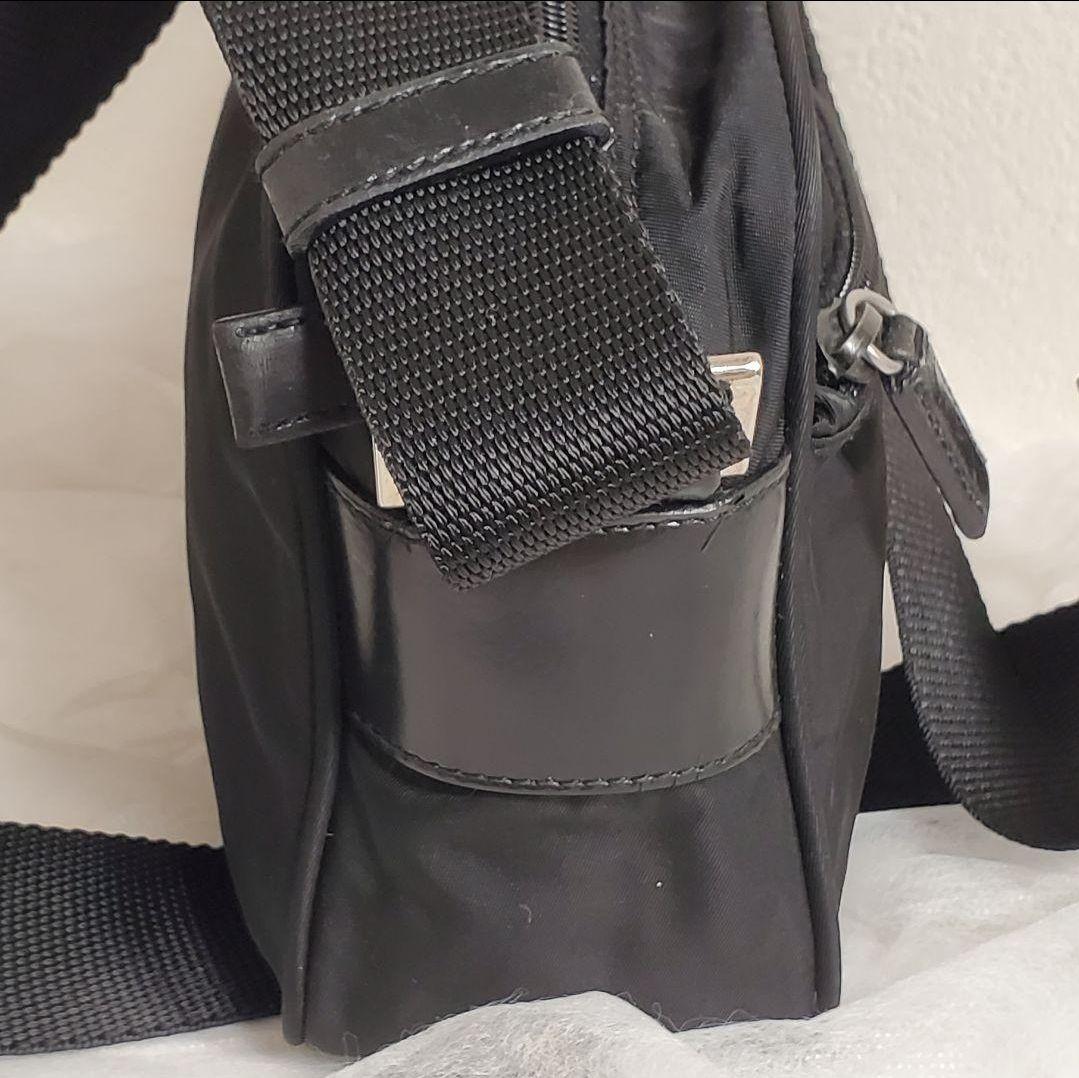 美品✨PRADA ブラック ナイロン ショルダーバッグ カメラバッグ