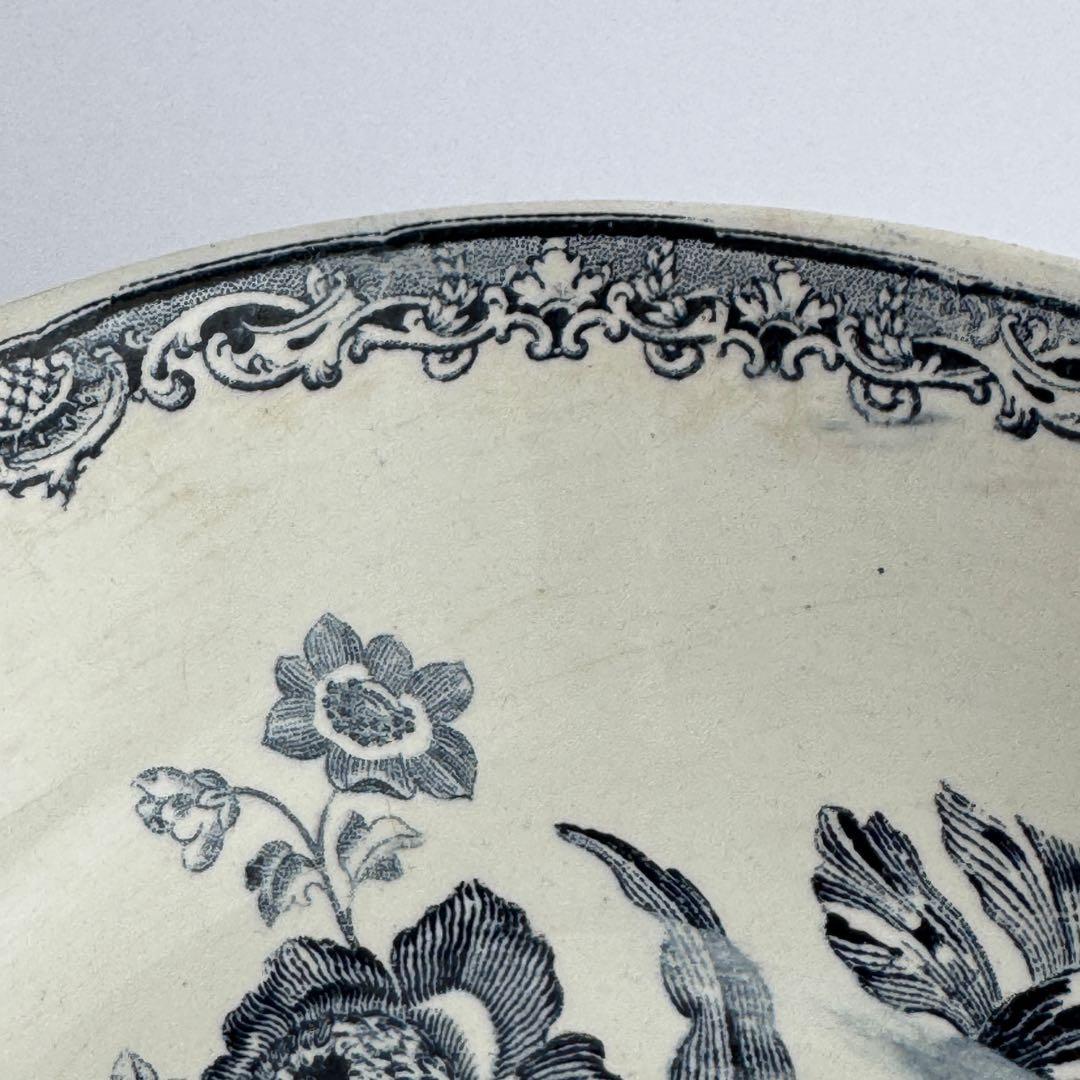 レア　フランスアンティーク　サルグミンヌ　Fontanges カロットプレート