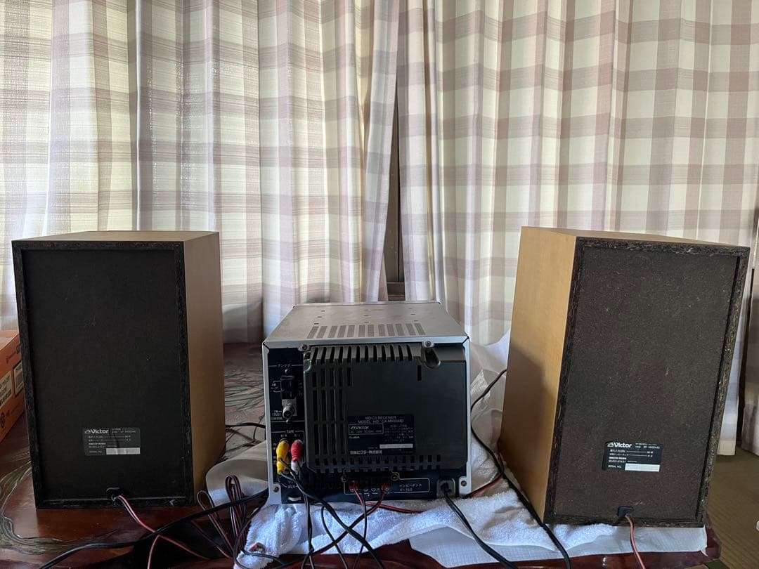 Victor 3CD ミニコンポMD RECIVER