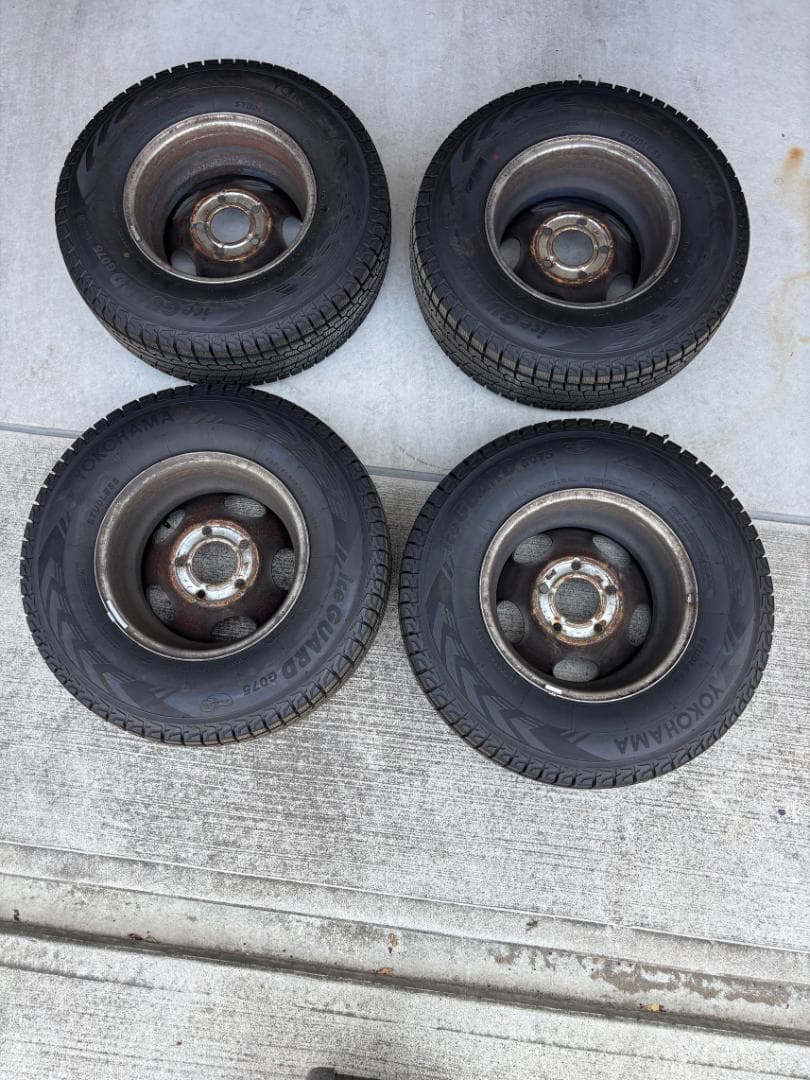 h*3様 引取限定 Yokohama タイヤ＆純正ホイールセット ラムバン