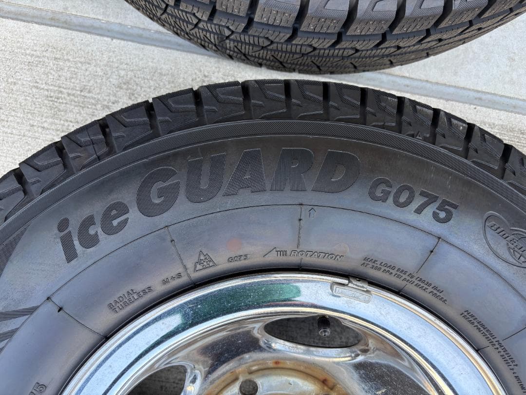 h*3様 引取限定 Yokohama タイヤ＆純正ホイールセット ラムバン