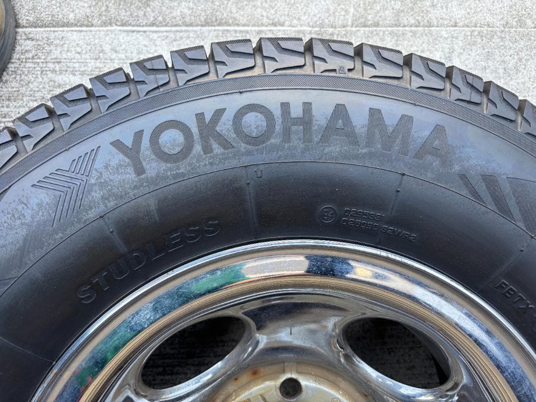 h*3様 引取限定 Yokohama タイヤ＆純正ホイールセット ラムバン