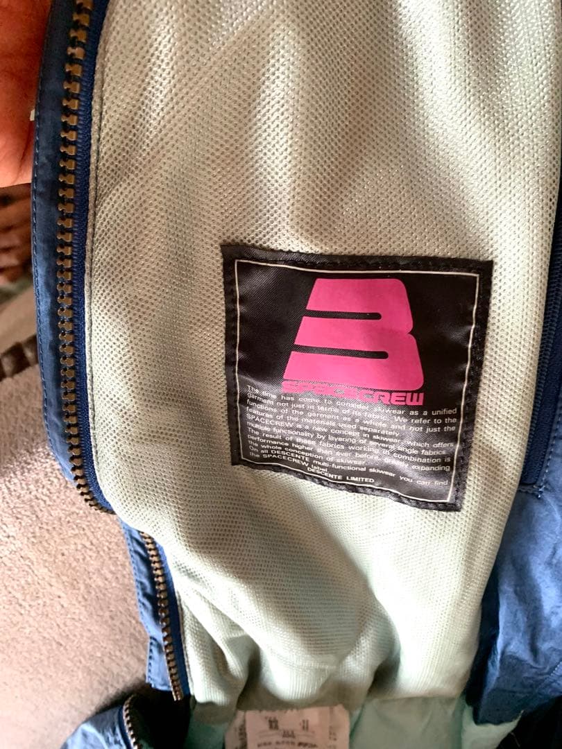 昭和レトロ DESCENTEデサント スキーウェア スノボつなぎジャンプスーツ①