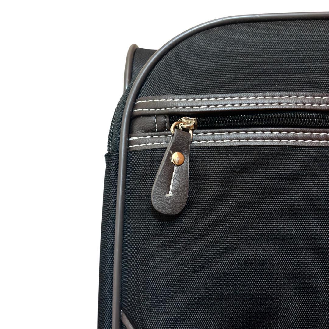 サムソナイト 大型 大容量 スーツケース ソフト 拡張機能付き 黒 ブラック