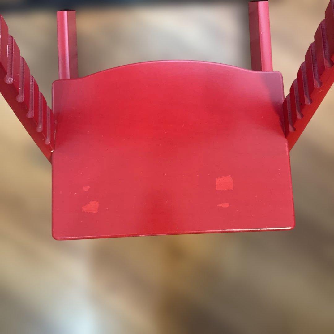 良品　ストッケ　トリップトラップ　ベビーチェア　レッド　シリアルナンバー3