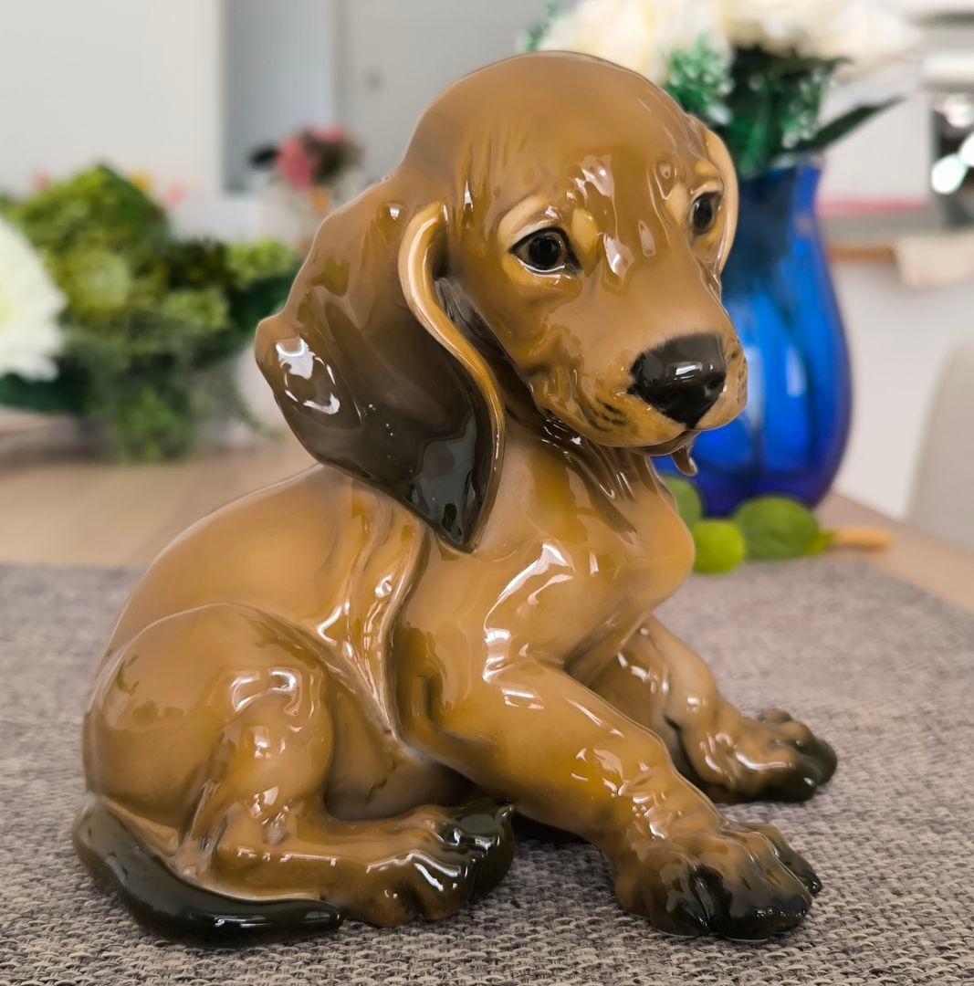 ドイツ製 ローゼンタール 陶器 犬 フィギュリン 置物 Rosenthal