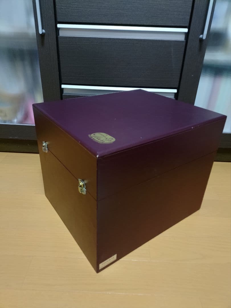 Bohemia Glass クリスタル花瓶 高さ約30cm 父の終活