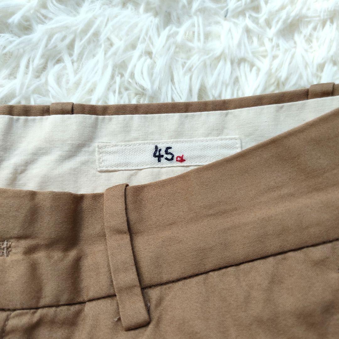 フォーティーファイブアール　チノパン ベージュ　刺繍　2