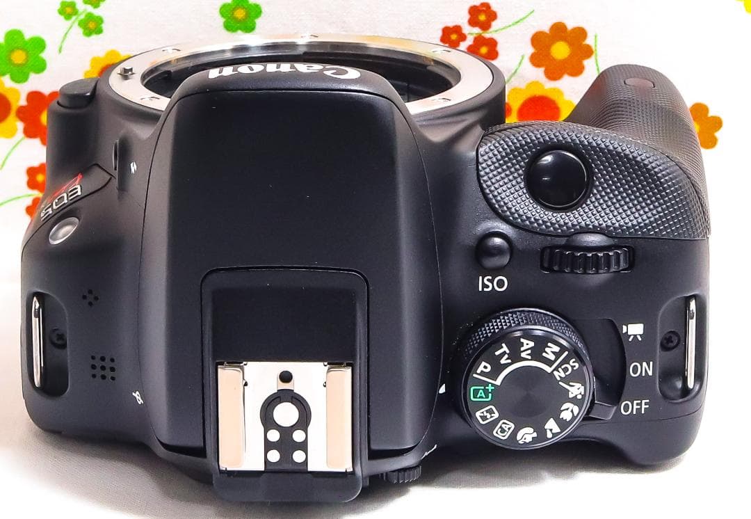 Canon kiss x7☆スマホ転送♪☆超小型・軽量☆超望遠ダブルレンズ付き