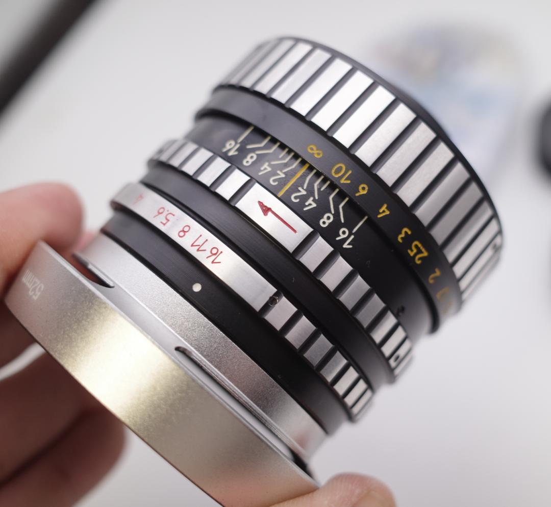 3【希少】　後期ゼブラ　未使用　ぐるぐるボケレンズ　ヘリオス44-2　M42