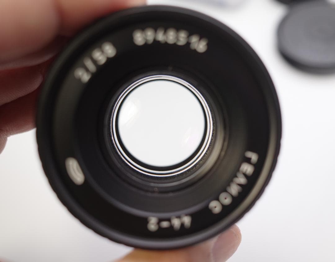 3【希少】　後期ゼブラ　未使用　ぐるぐるボケレンズ　ヘリオス44-2　M42