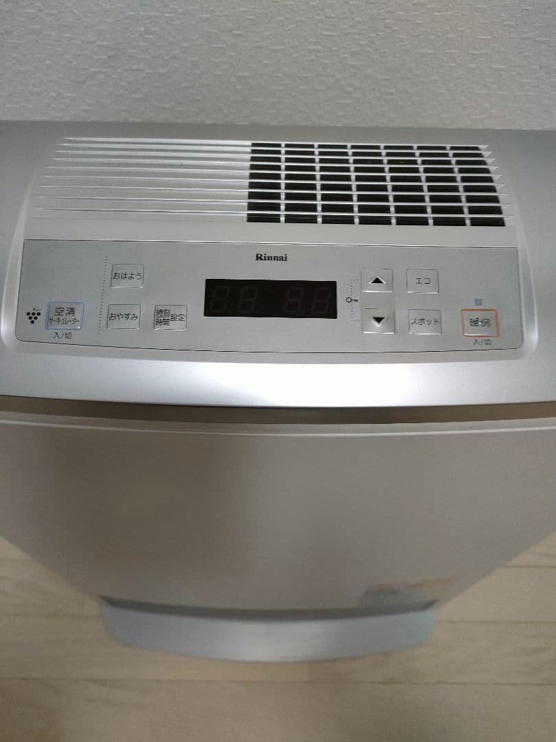 美品　リンナイ　空気清浄機ガスファンヒーター　RC-T5801ACP　都市ガス用