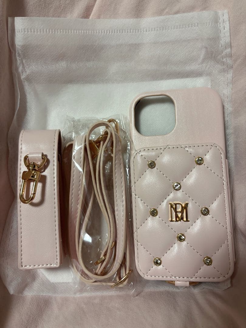 【新品未使用】ロゼミューズ 【ピンク】iPhone15ケース