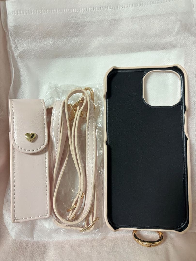 【新品未使用】ロゼミューズ 【ピンク】iPhone15ケース