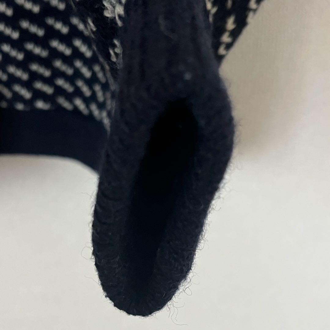 60's L.L.Bean 筆記体タグ バーズアイ柄 ウールニットセーター