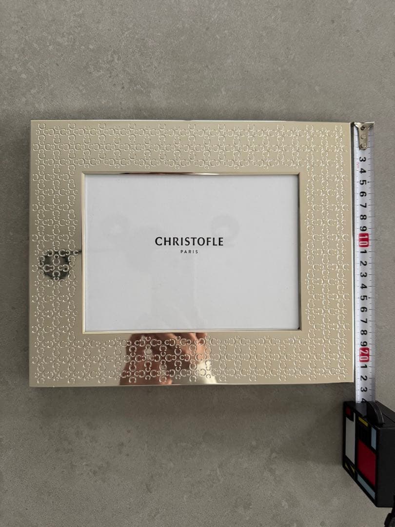 【新品】クリストフル シルバー 写真立て 約22x27cm