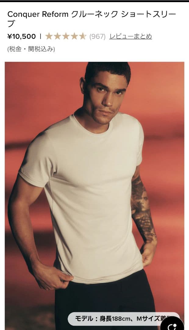 ALO Yoga メンズ ショートスリーブ Tシャツ 正規品 未着用