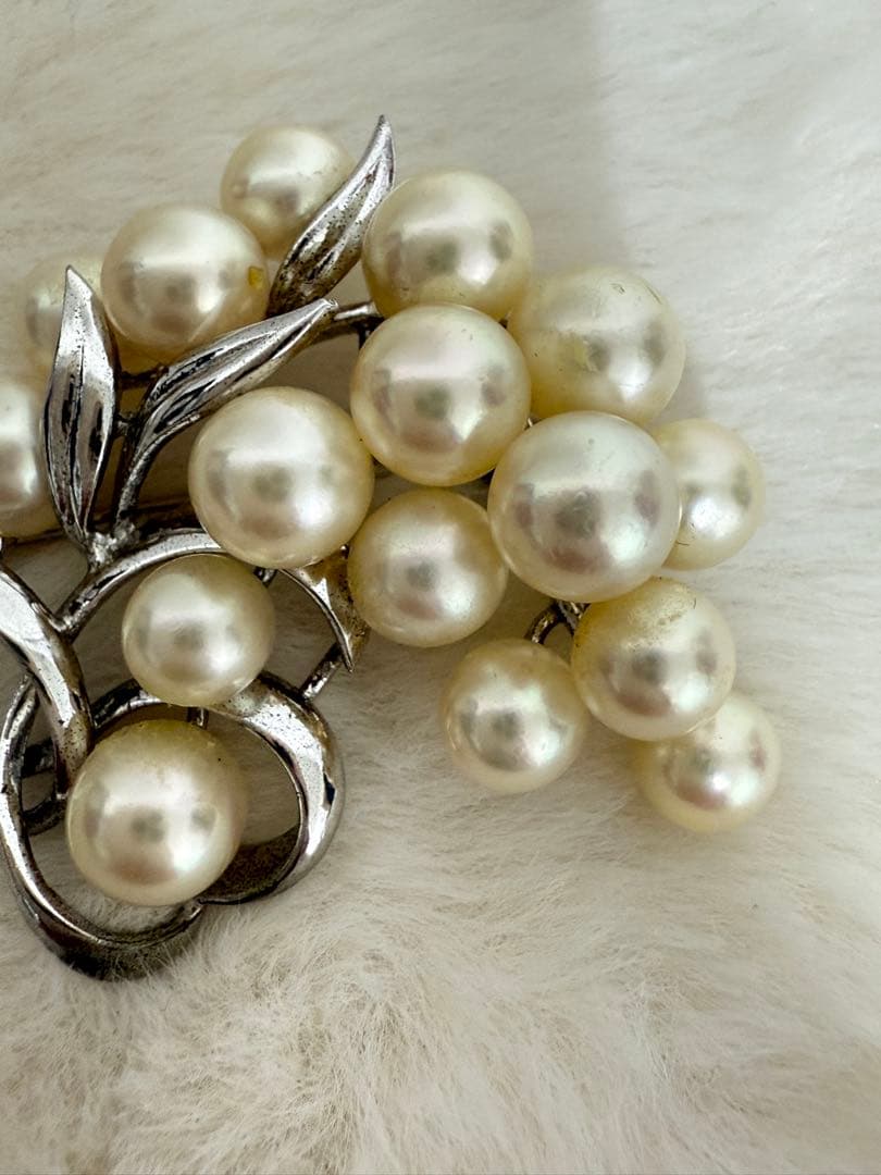 MIKIMOTO 真珠 ブローチ