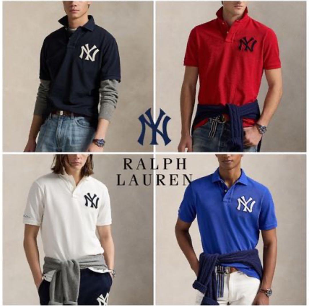ポロラルフローレン×ヤンキース ポロシャツ サイズL MLB東京シリーズ限定完売