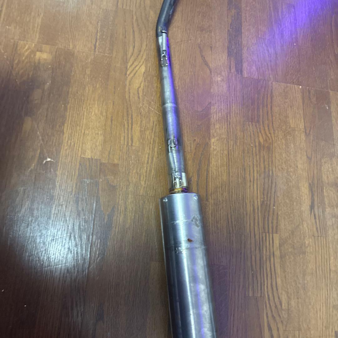 ステンレス製 曲がり型マフラー ガレージバル