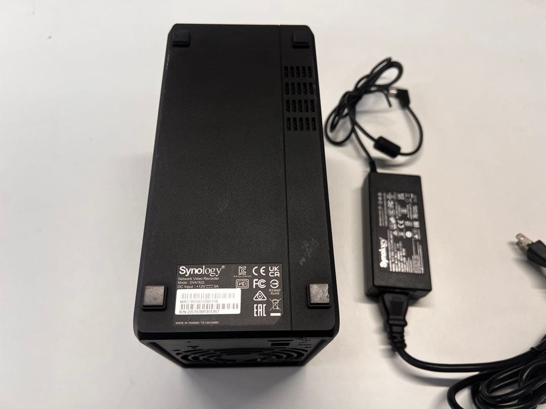 Synology DVA1622 ディープラーニングNVR（AI監視サーバー）