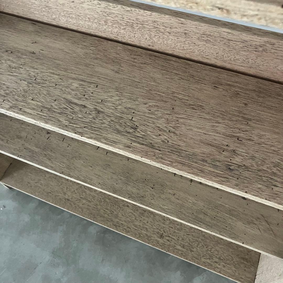 レトロ　ヴィンテージ　古家具　古道具　剥離家具　収納　木製　シェルフ　食器棚