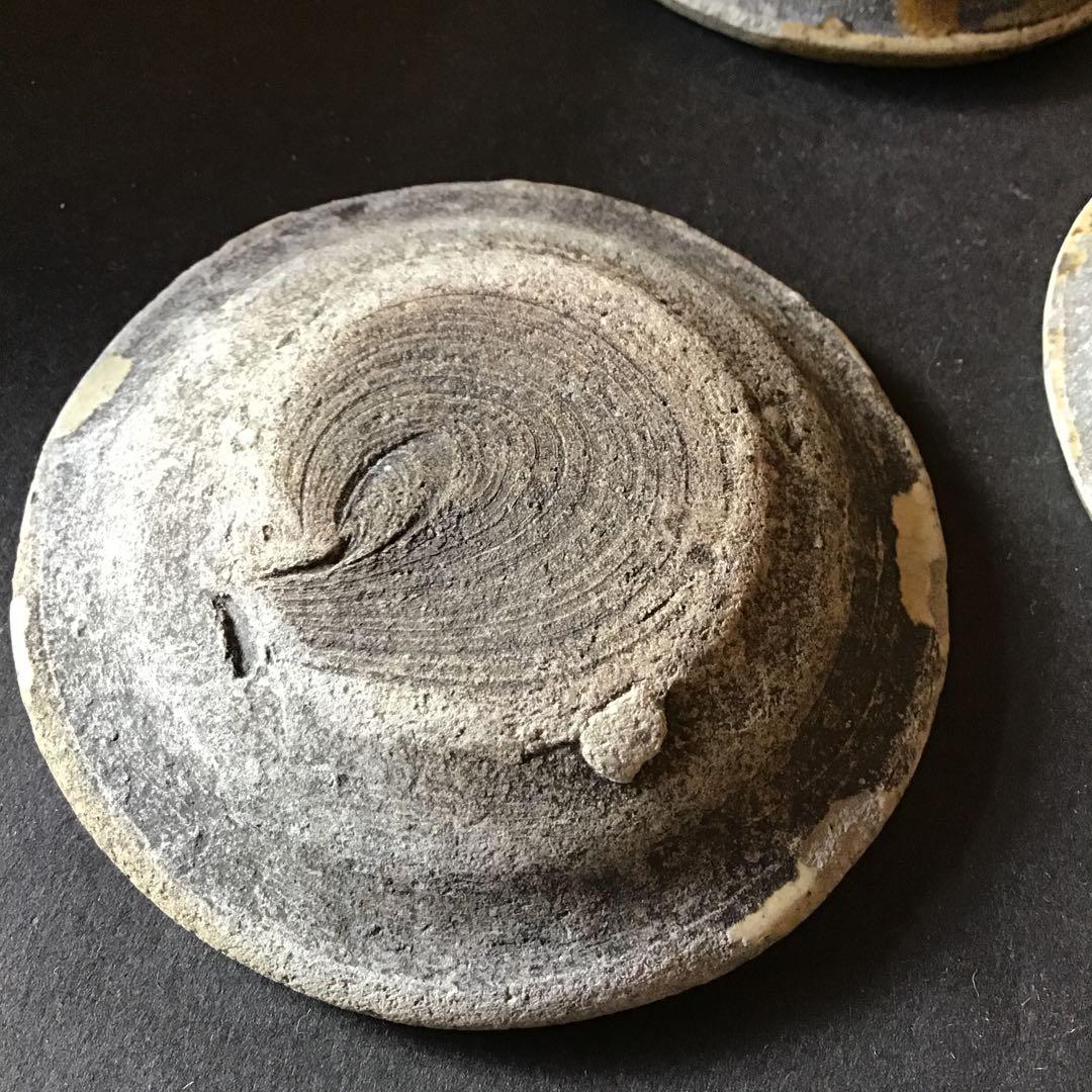 江戸時代片口　小皿　セット　味のある古い焼き物です。