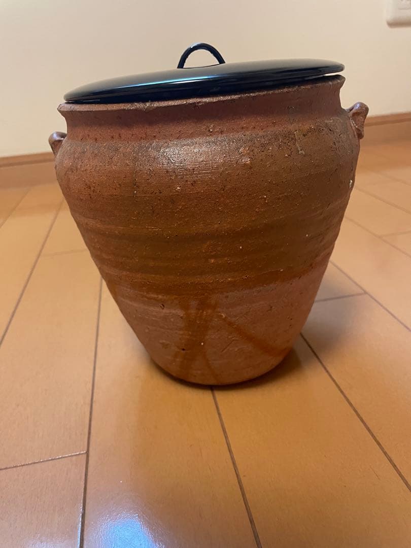 森陶岳　水差　種壺　たねつぼ　備前　寒風大窯　共箱あり