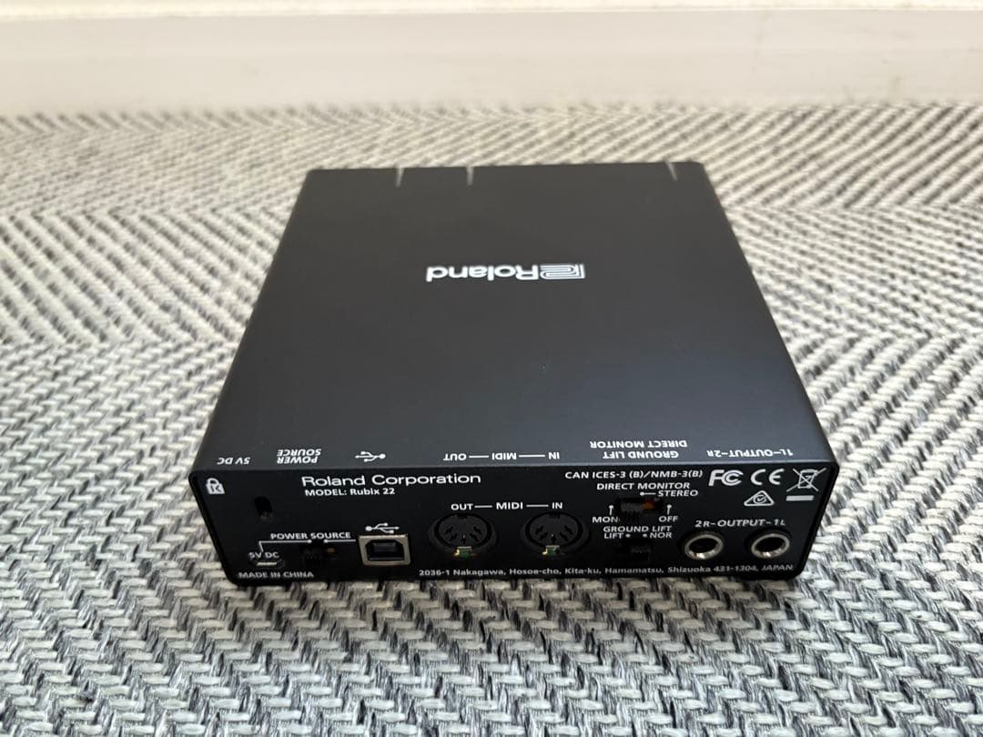 Roland Rubix 22 USBオーディオインターフェース