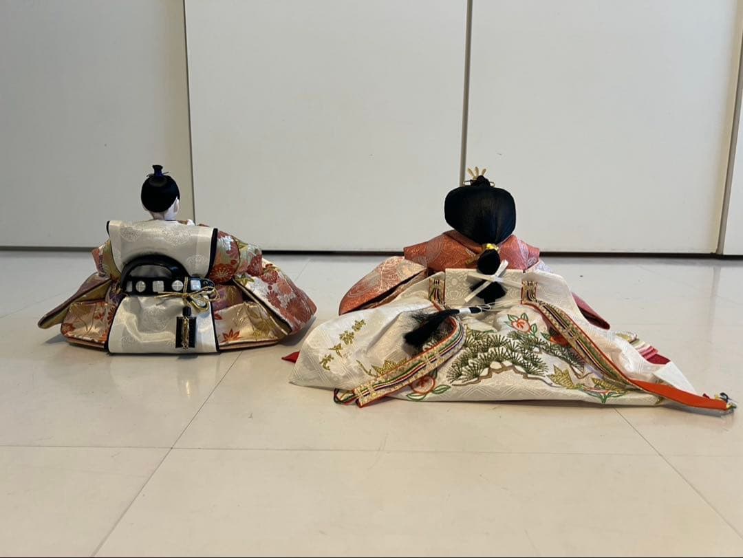 【吉徳大光】ひな人形 親王飾り(お内裏様、お雛様) 未使用に近い