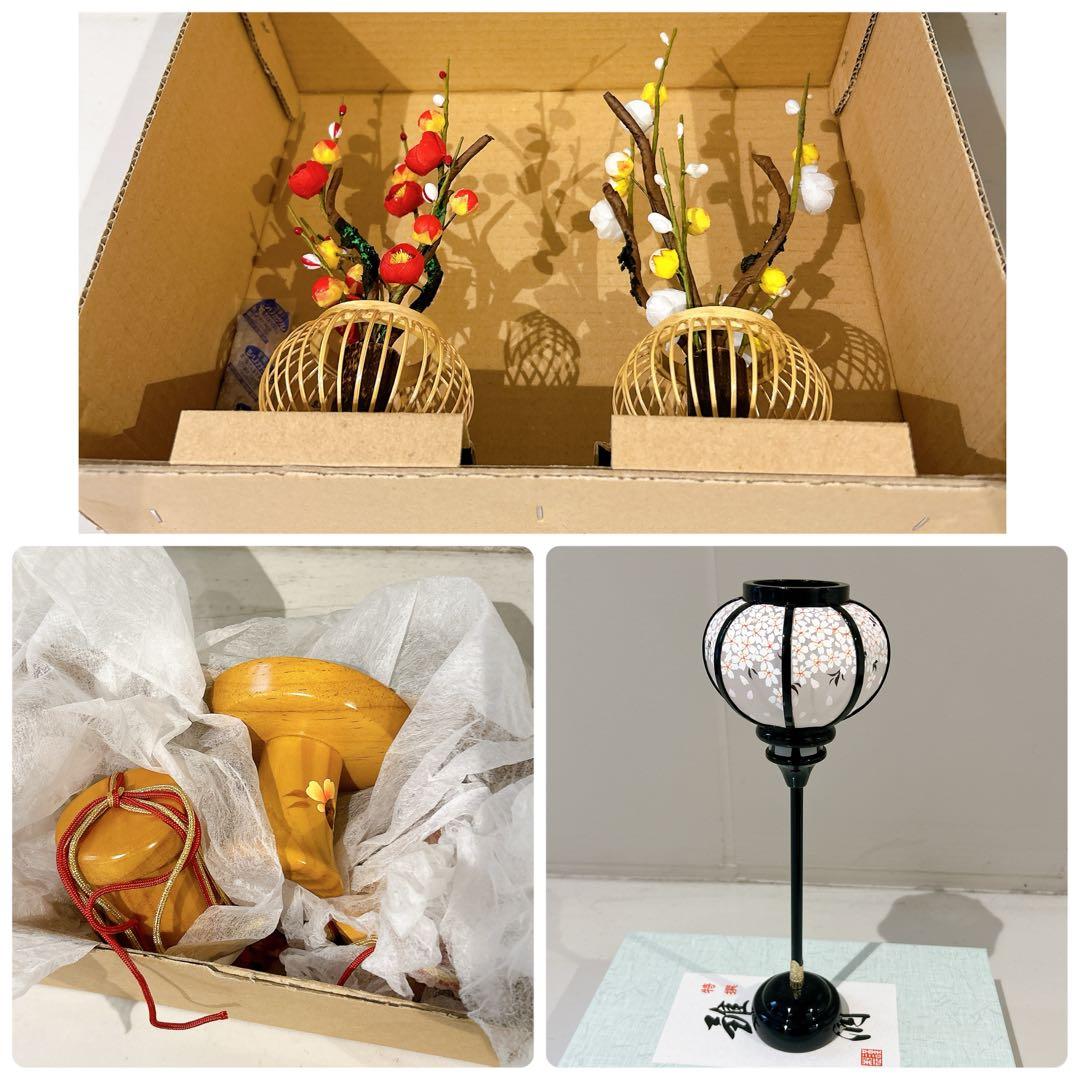 【吉徳大光】ひな人形 親王飾り(お内裏様、お雛様) 未使用に近い