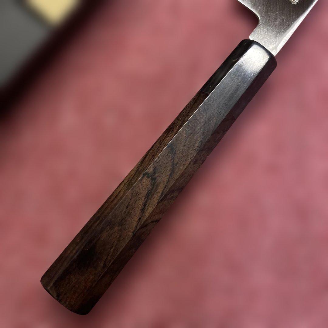 銀三　勘所切付柳刃包丁　240㎜ 8寸