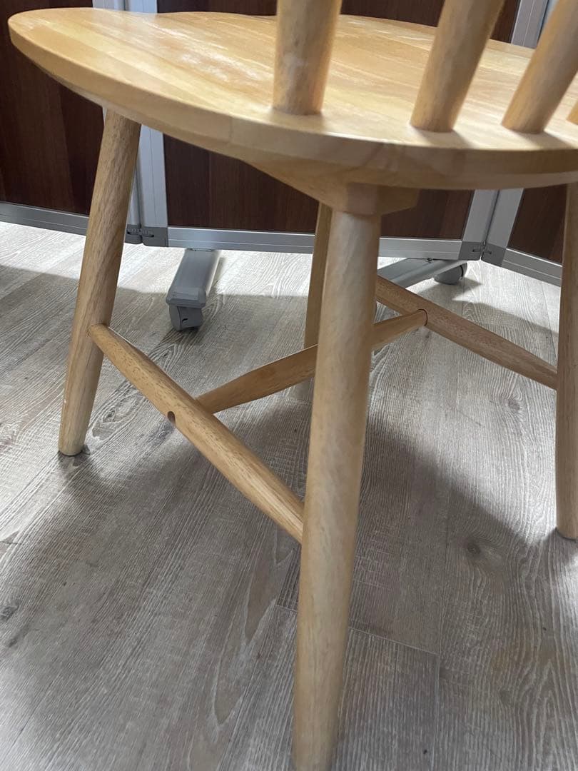 ウィンザーチェア　木製スピンドルバック　ダイニングチェア　⑤