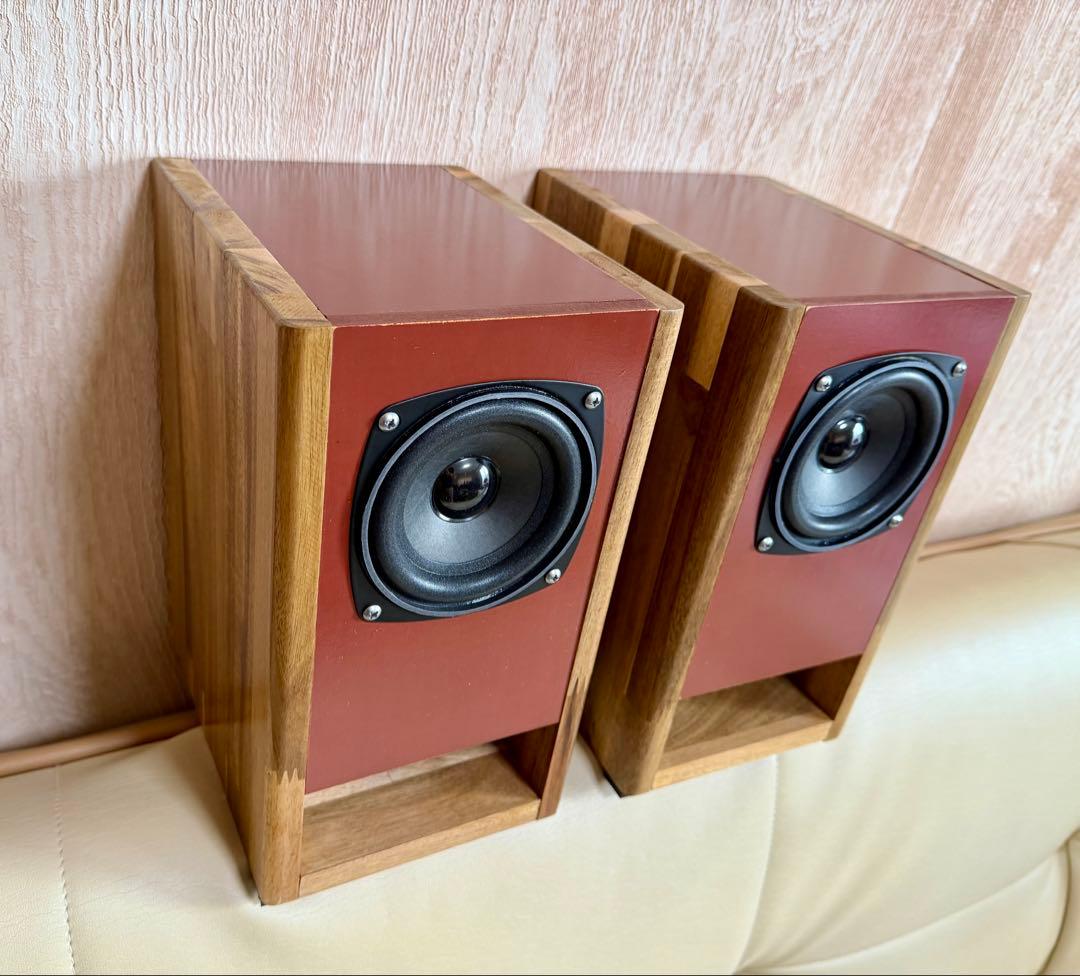 NFJ社P1000K互換10cmフルレンジ使用 バックロードホーンSP（ペア）