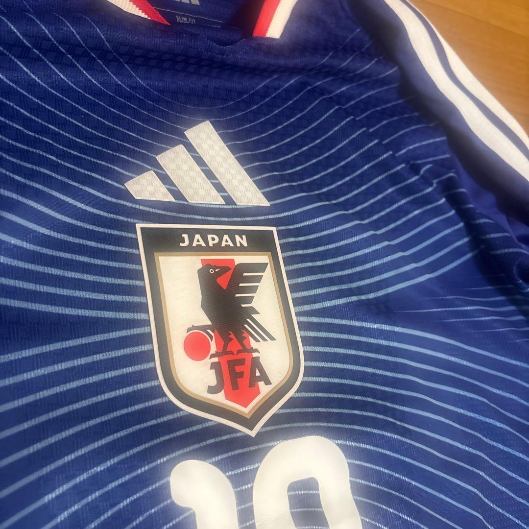 日本代表オーセンティックユニフォーム 長袖 上田綺世#18 Lサイズ 新品未使用