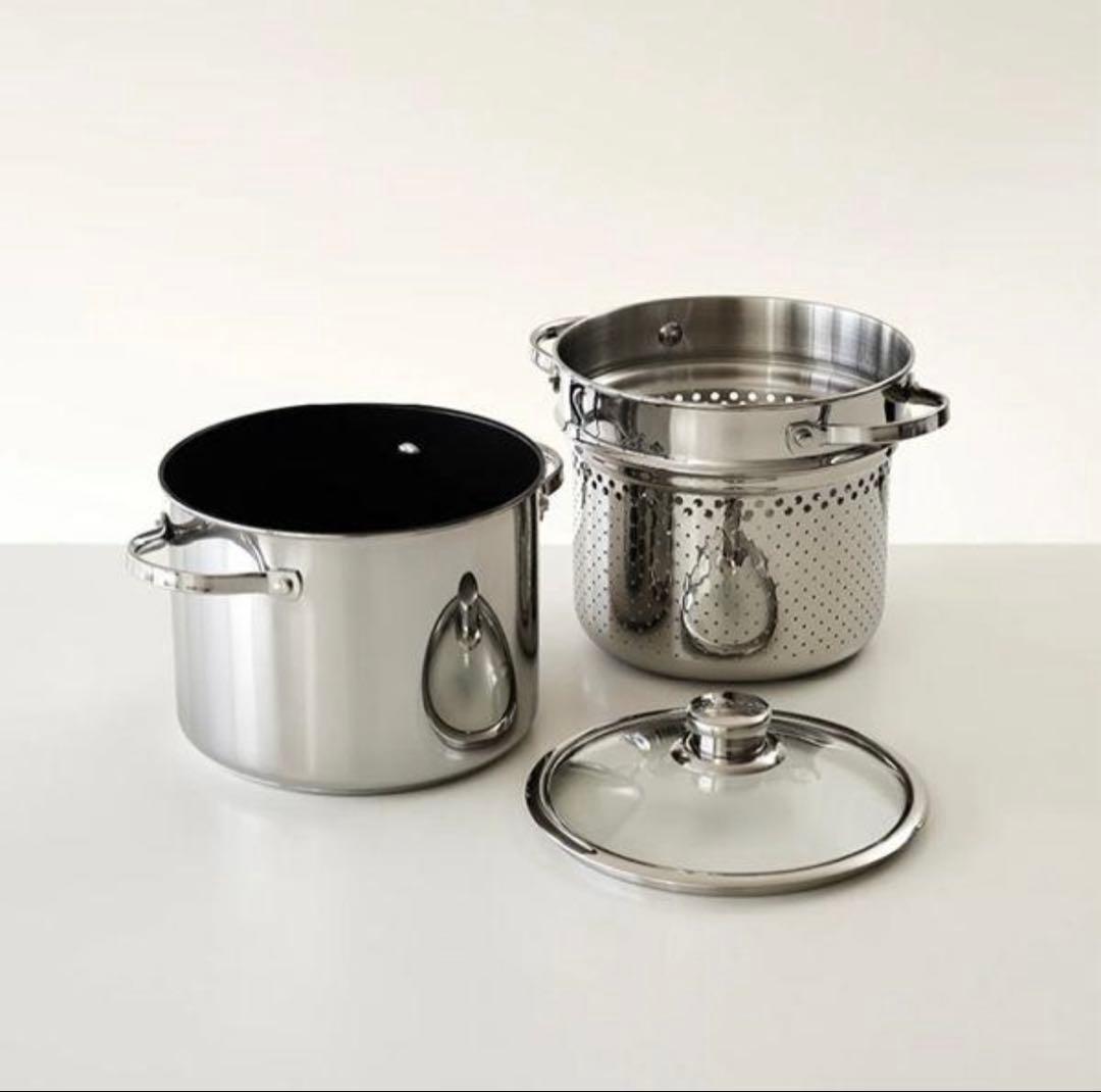 マイヤージャパン マイヤー パスタ 鍋 IH対応 ガラス蓋付き 麺'S マキシム