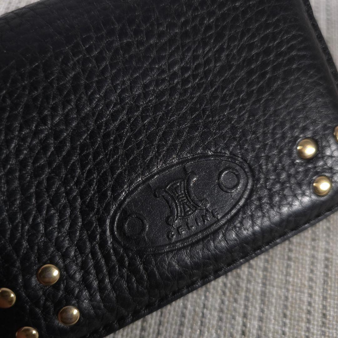 未使用級　CELINE　セリーヌ　名刺入れ　カードケース　パスケース　黒