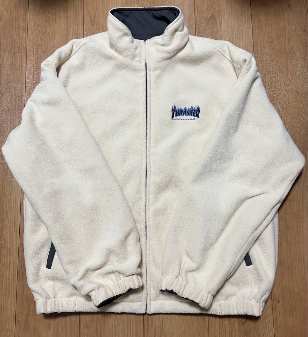 THRASHER ナイロン/フリース ジャケット リバーシブル