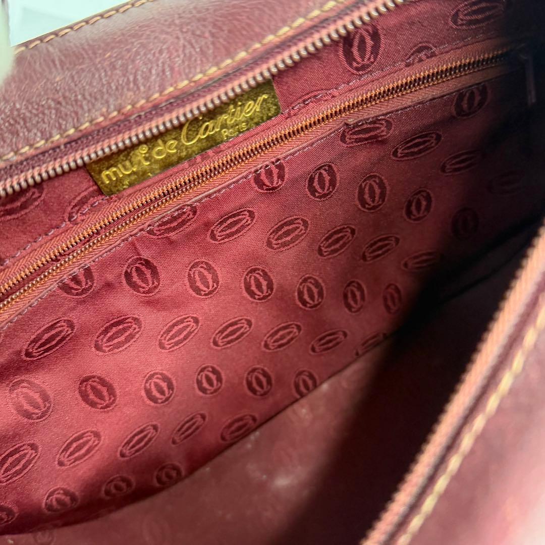 【美品✨️極希少】カルティエ ワンショルダー ハーフムーン マストライン