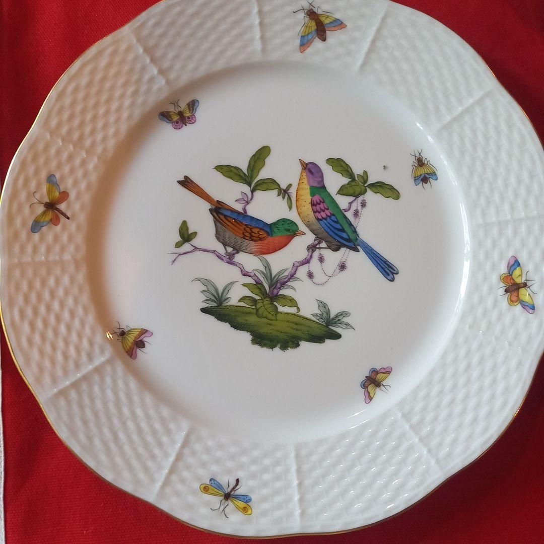 ヘレンドロスチャイルドバードディナー皿5枚セット