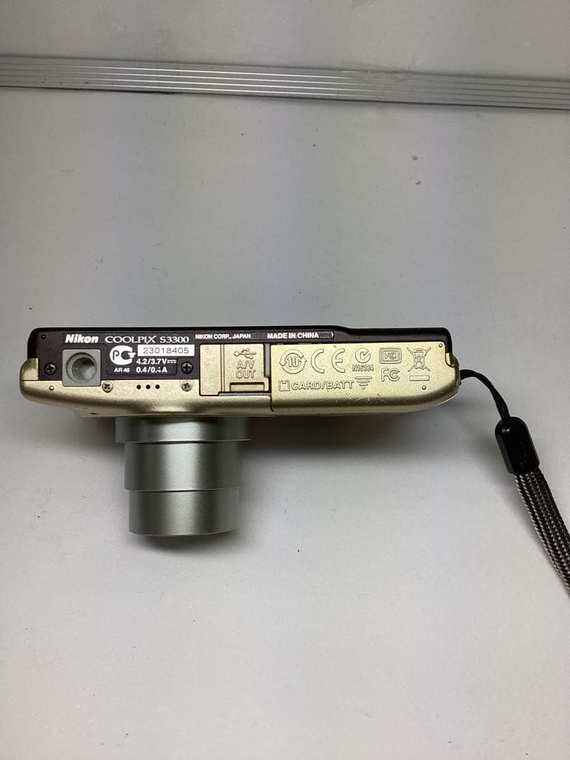み*須様 Nikon COOLPIX S3300ゴールド 本体　撮影可能