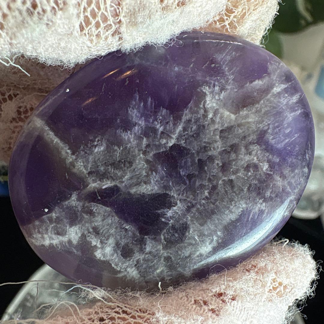 ドリームアメジスト♡握り石♡ お財布に♡No2203