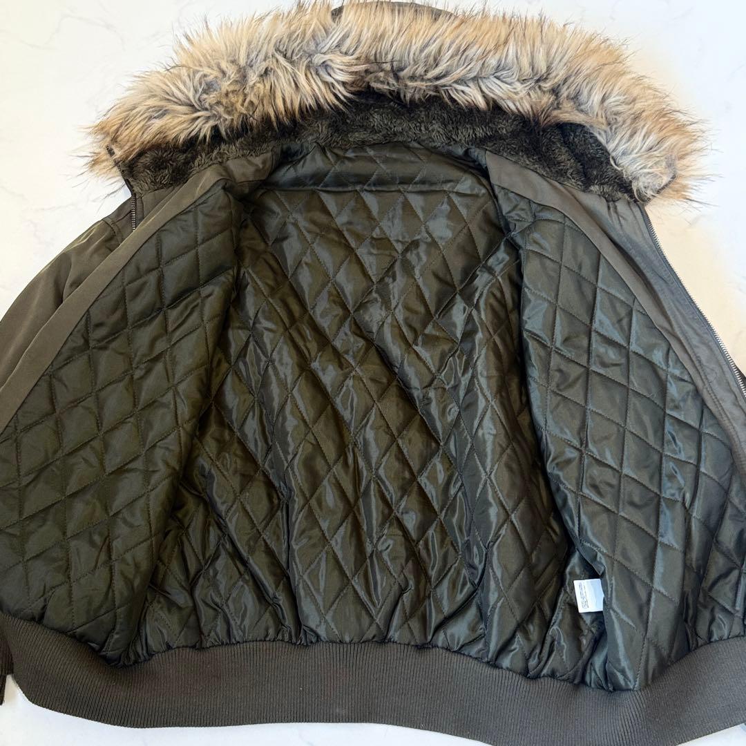 未使用級 y2k フライトジャケット グランジ 平成ギャル 鬼ファー ボンバー