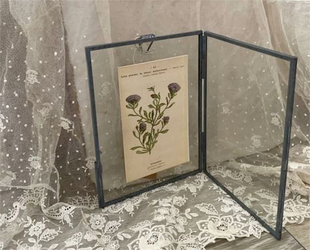 グラッシュマン❤壁掛けガラスフォトフレーム・M❤アイアン