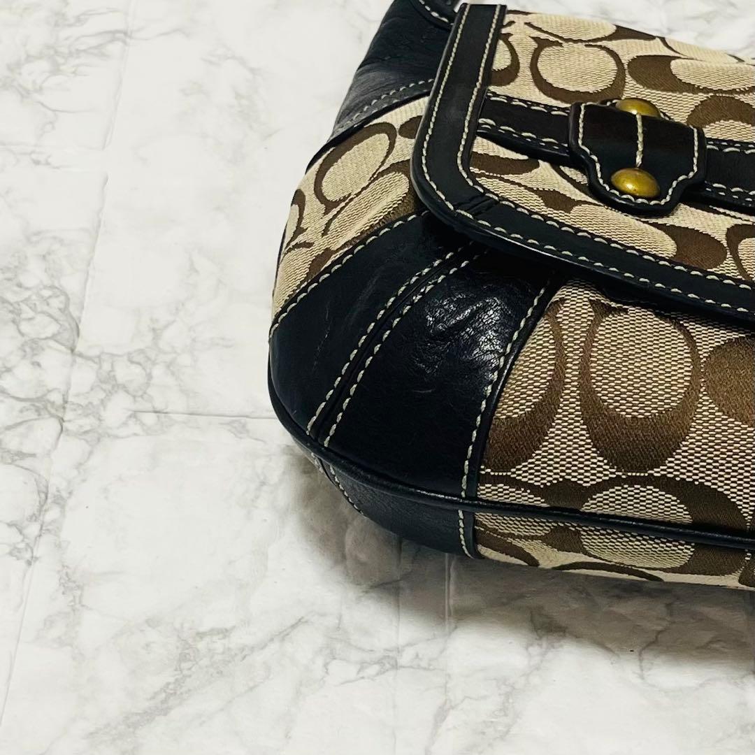 美品　COACH コーチ　レガシー　シグネチャー　ワンショルダー Y2K