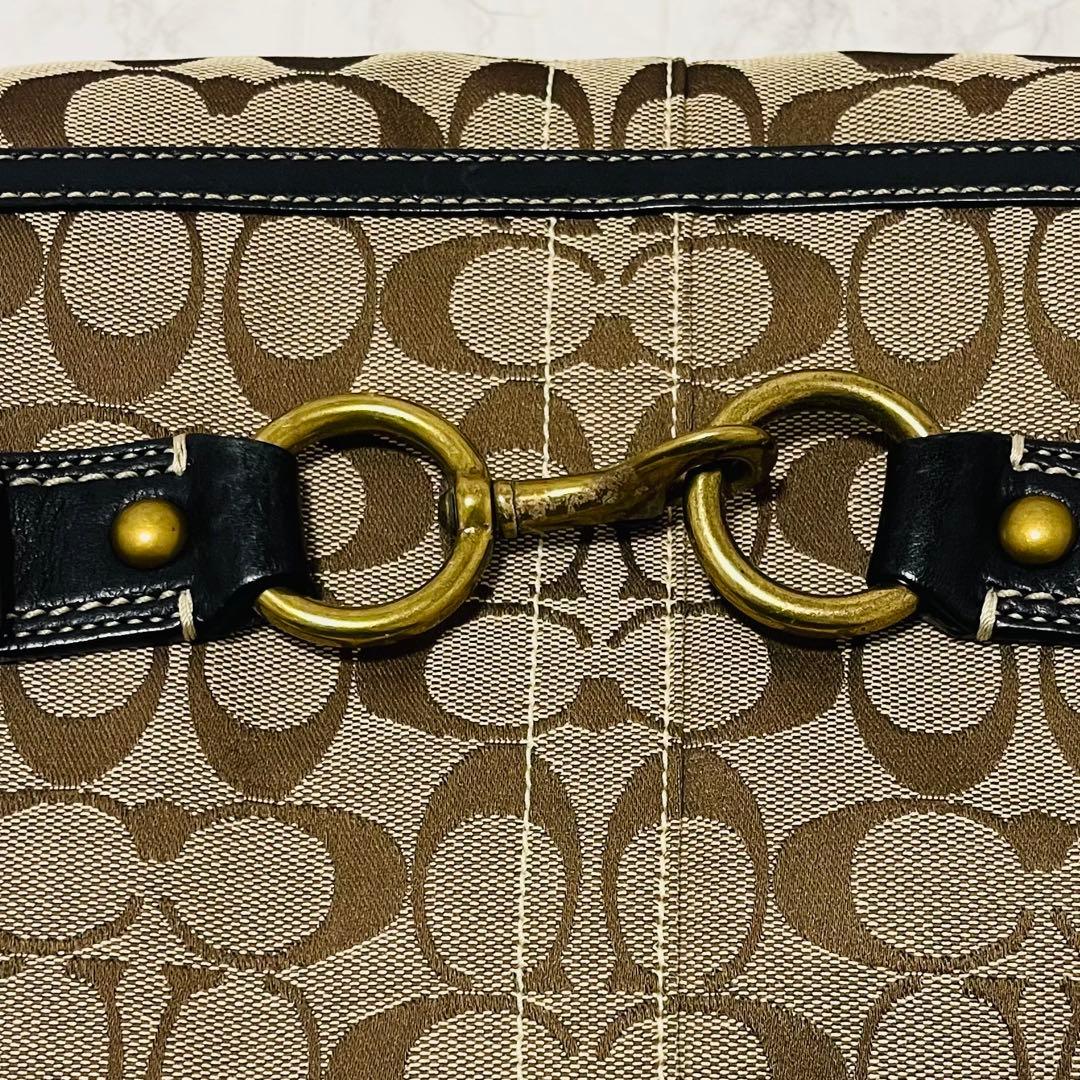 美品　COACH コーチ　レガシー　シグネチャー　ワンショルダー Y2K