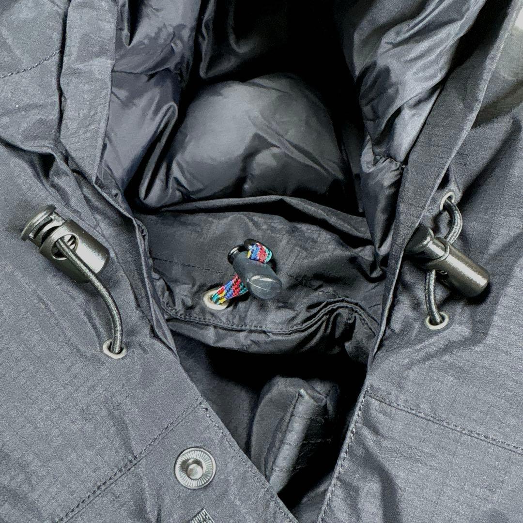 ✨2WAY・GORE‑TEX✨マーモット　ダウンジャケット　ビッグサイズ　黒　M